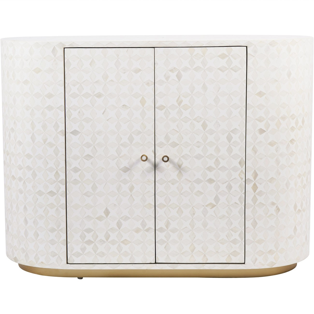 Aspen Bone Inlay Two Door Cabinet