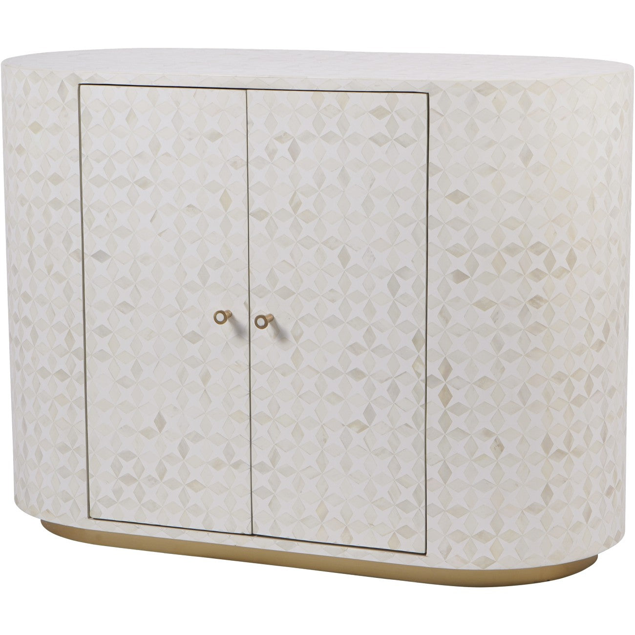 Aspen Bone Inlay Two Door Cabinet