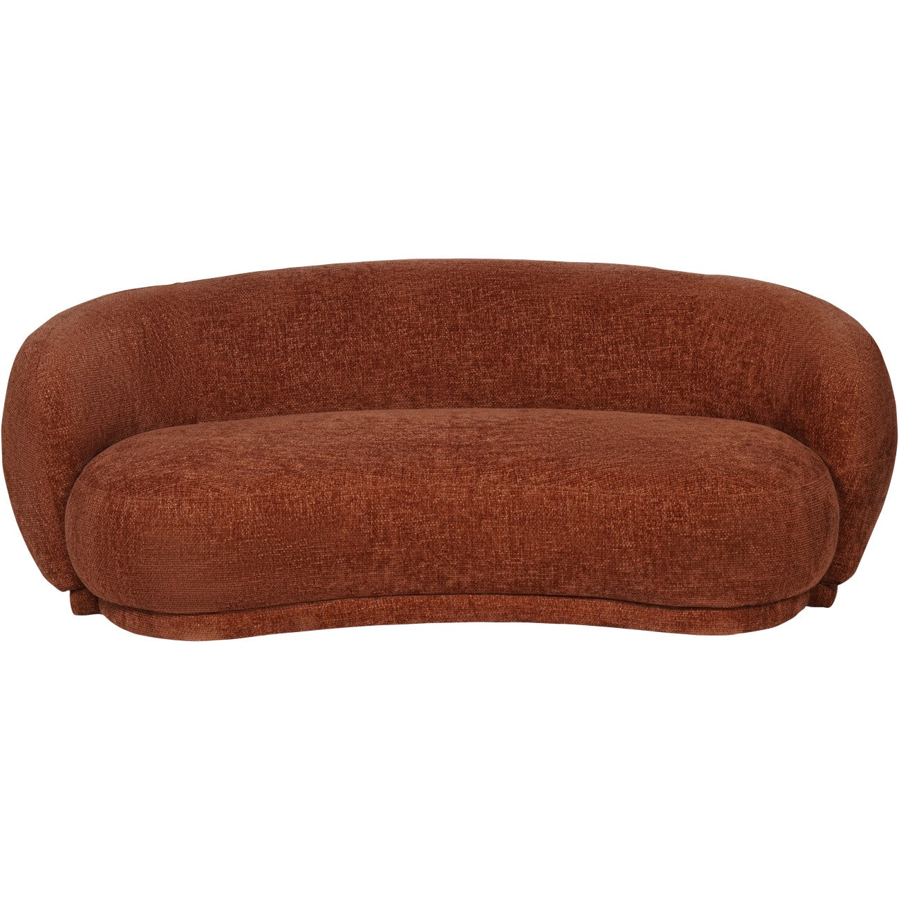 Waverley Curved Sofa Terracotta