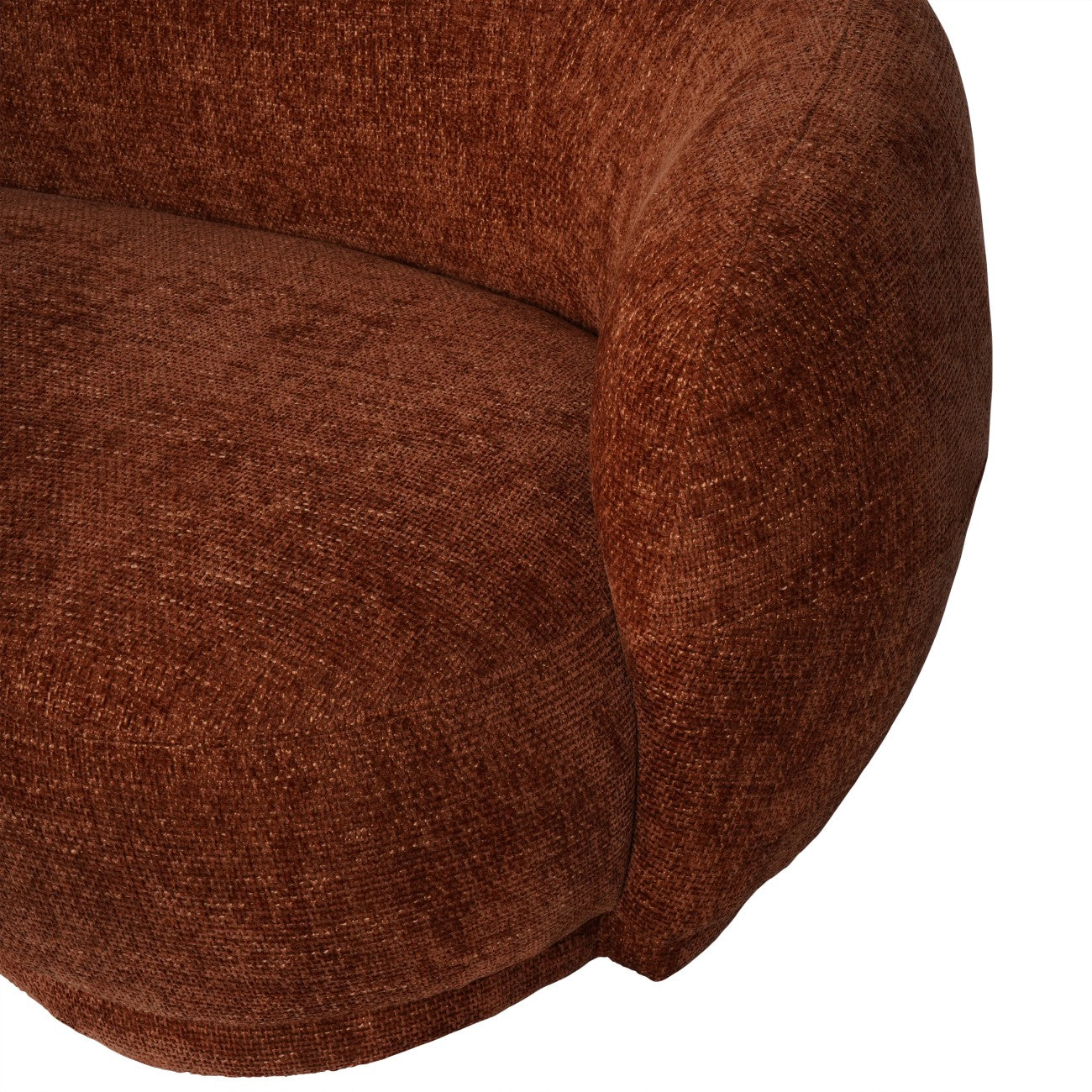Waverley Curved Sofa Terracotta