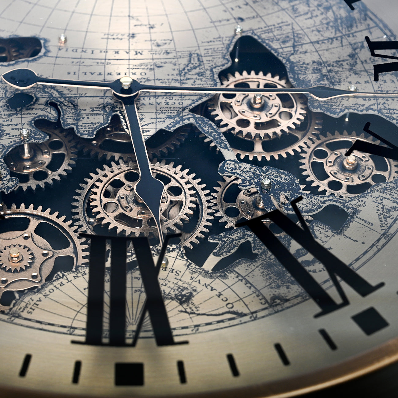 Atlas Moving Cogs Side Table 50cm