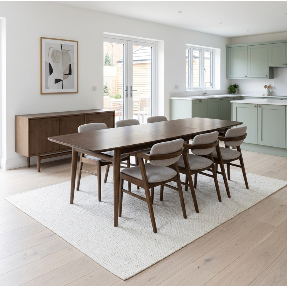 G-PLAN Marlow Extending 160/215 table and 4 darcy chairs package