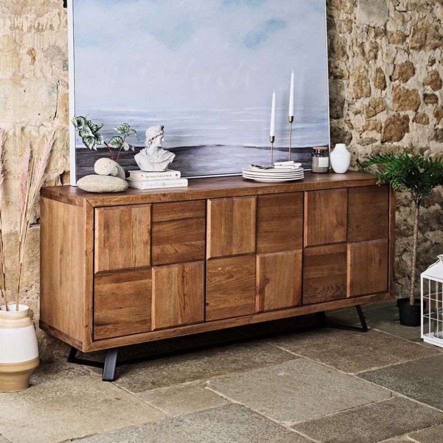 Rustic Soho 3 door sideboard