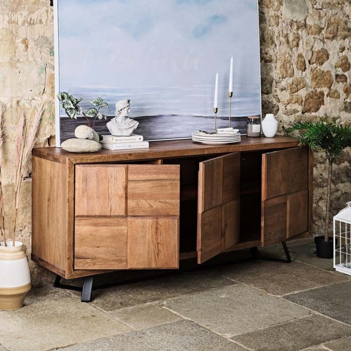 Rustic Soho 3 door sideboard