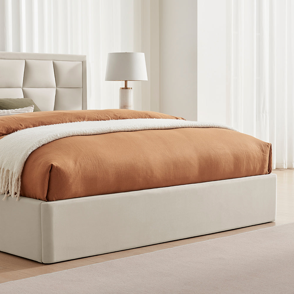 Carmen Natural Storage bed New !!