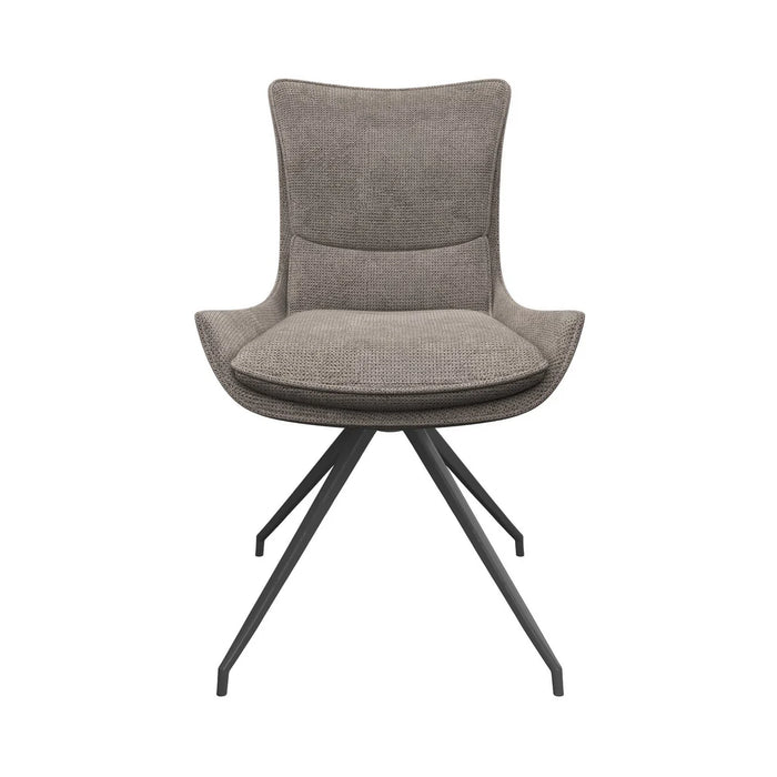 Amber Fabric Swivel Dining Chair