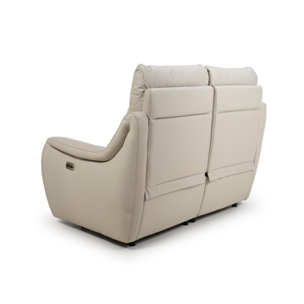 Apollo 2 Seater Power Recliner Chalk