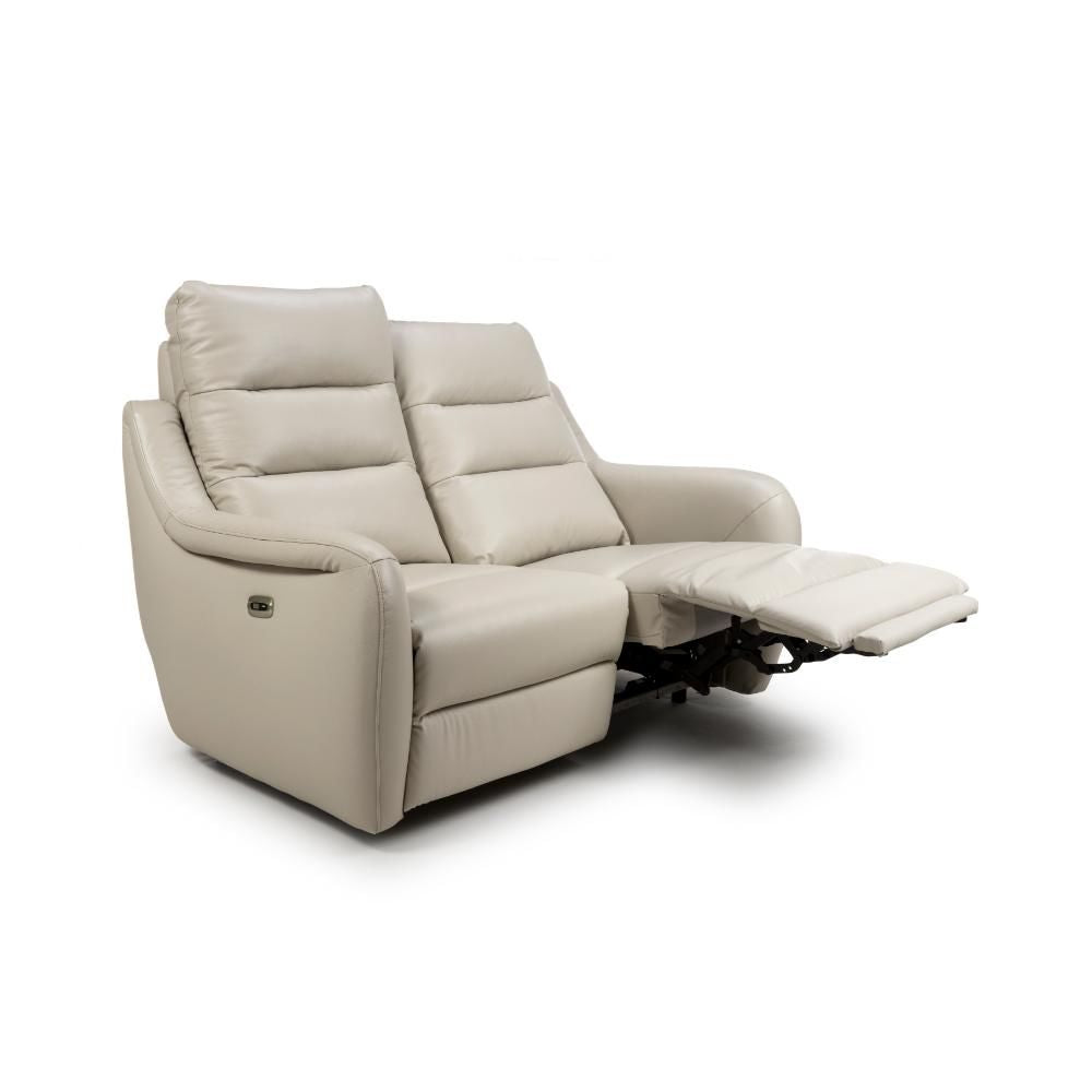Apollo 2 Seater Power Recliner Chalk