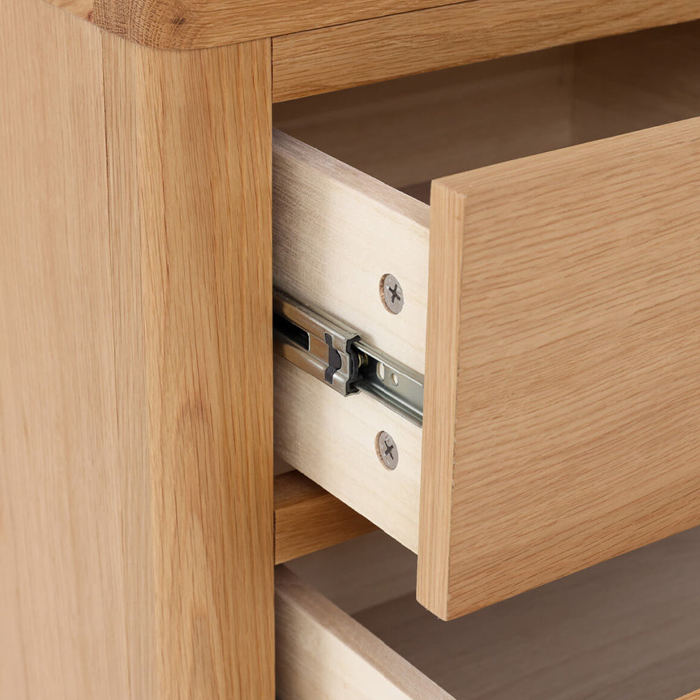 Renata 5 Drawer Tall Chest Oak Natural