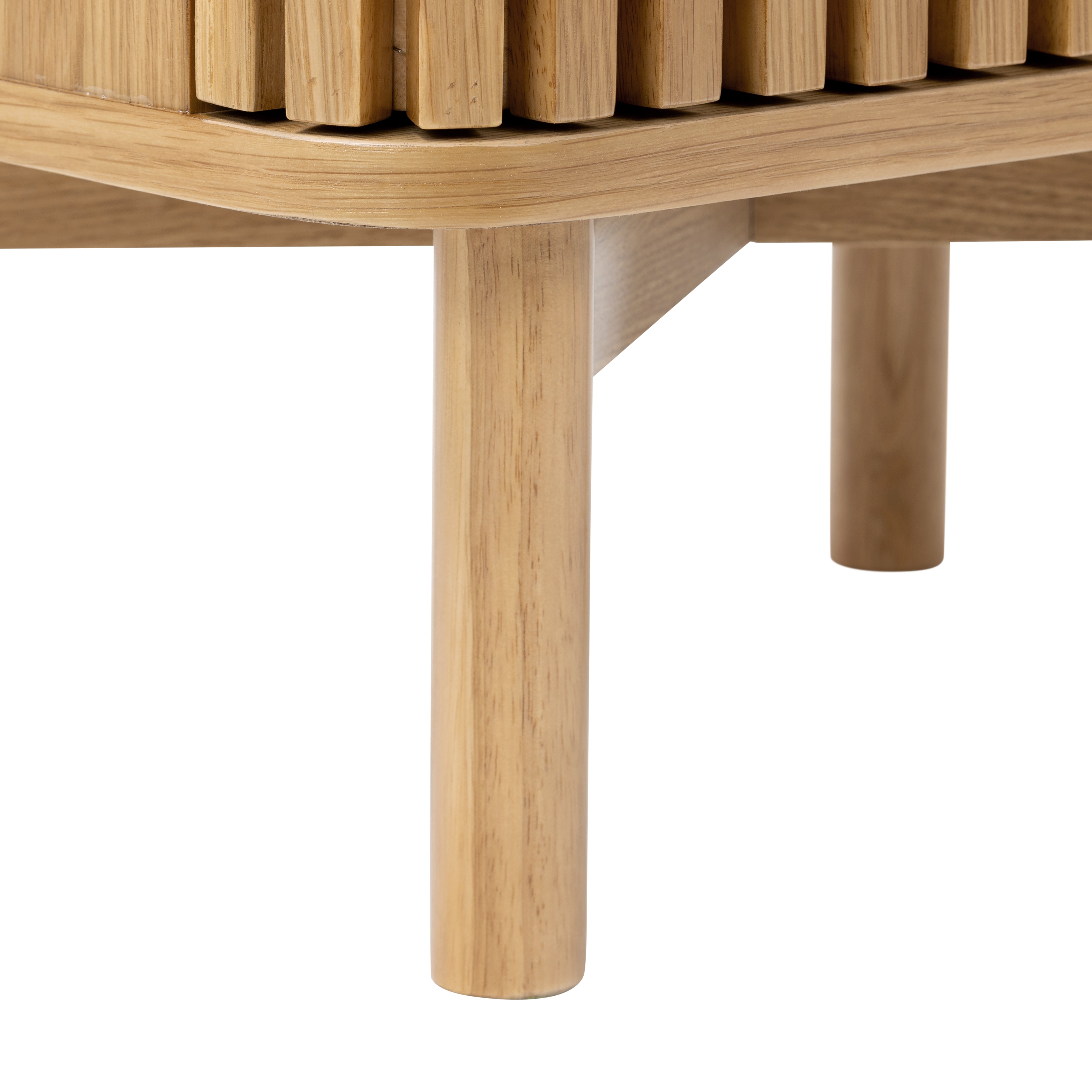 Soho Oak Round bedside/sidetable