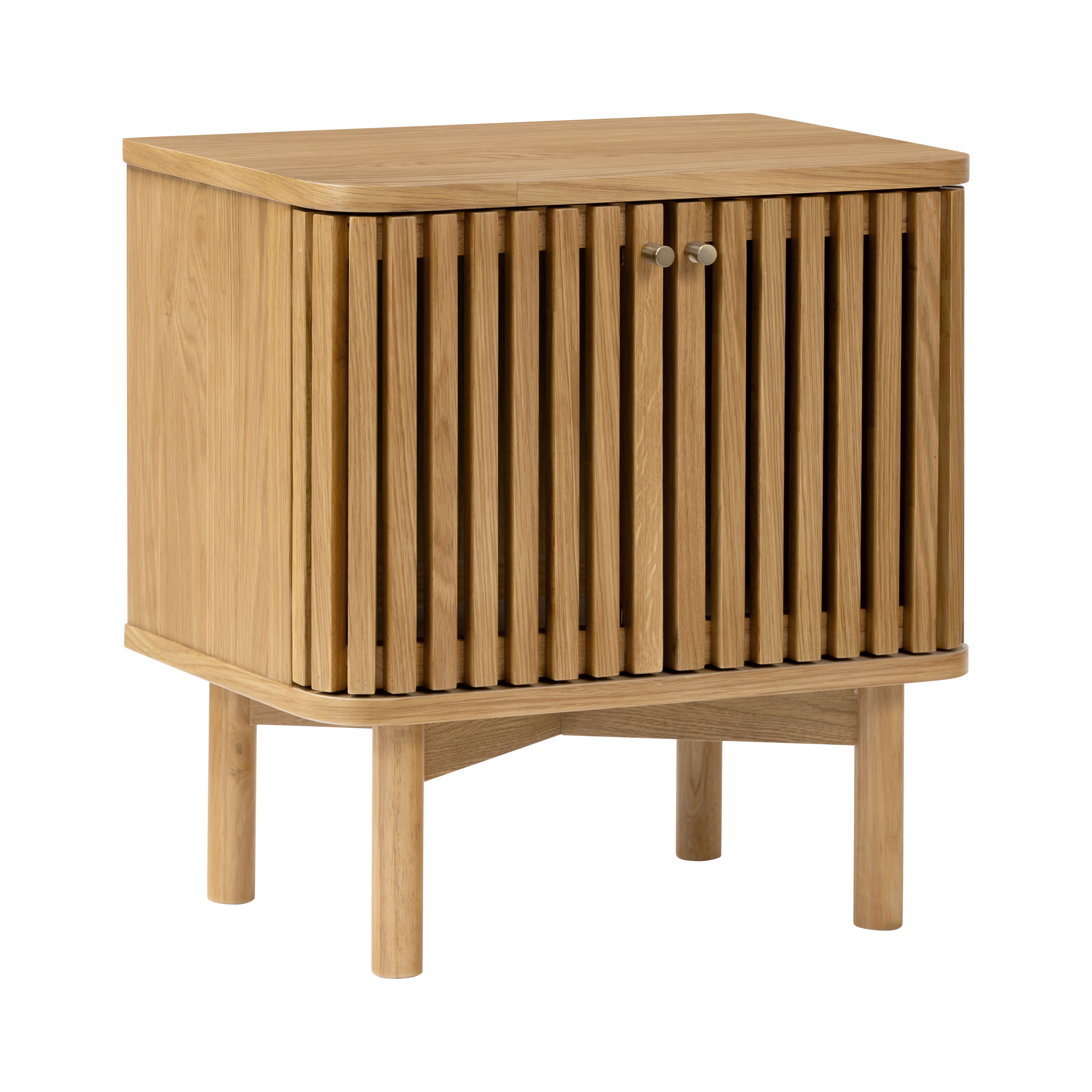 Soho Oak Round bedside/sidetable
