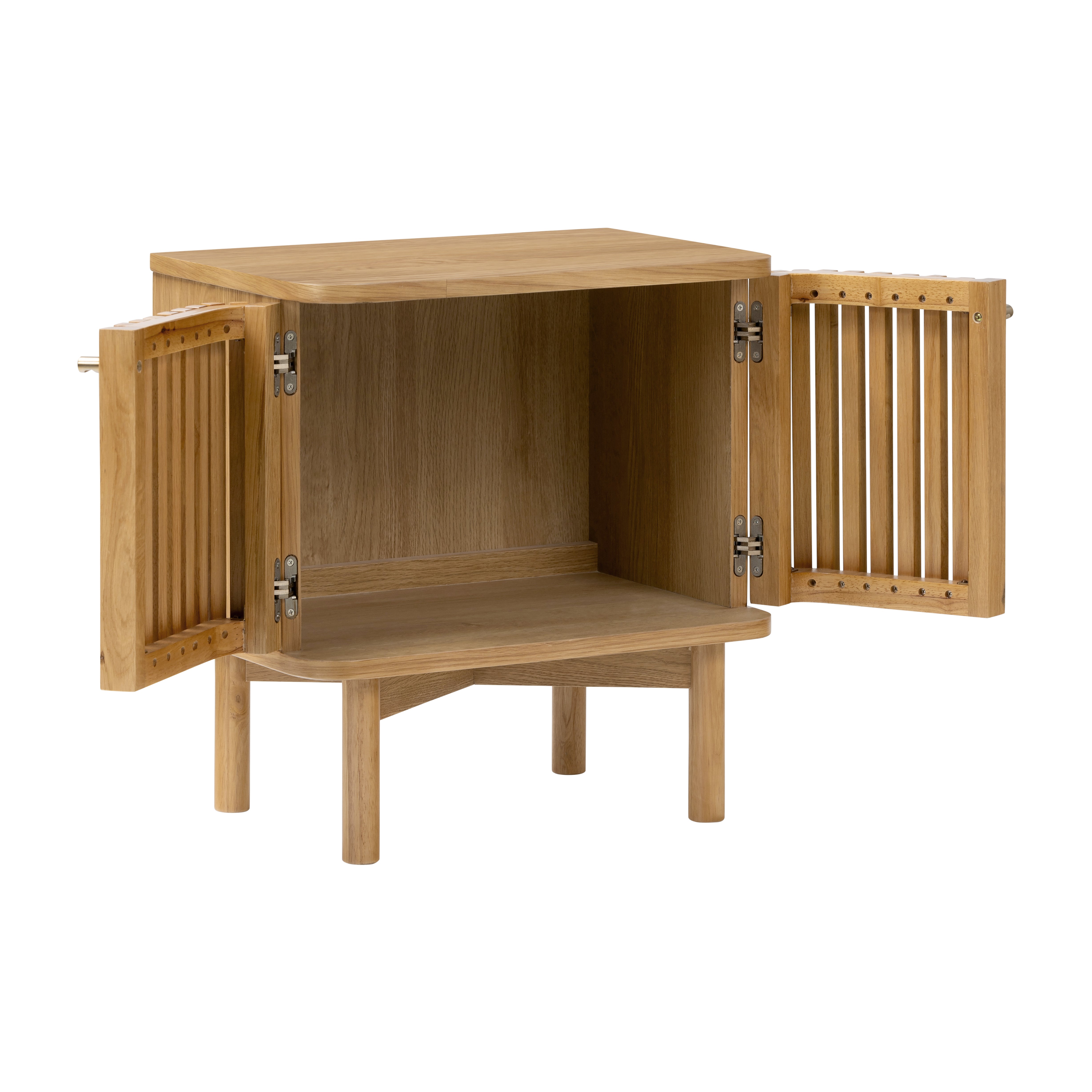 Soho Oak Round bedside/sidetable