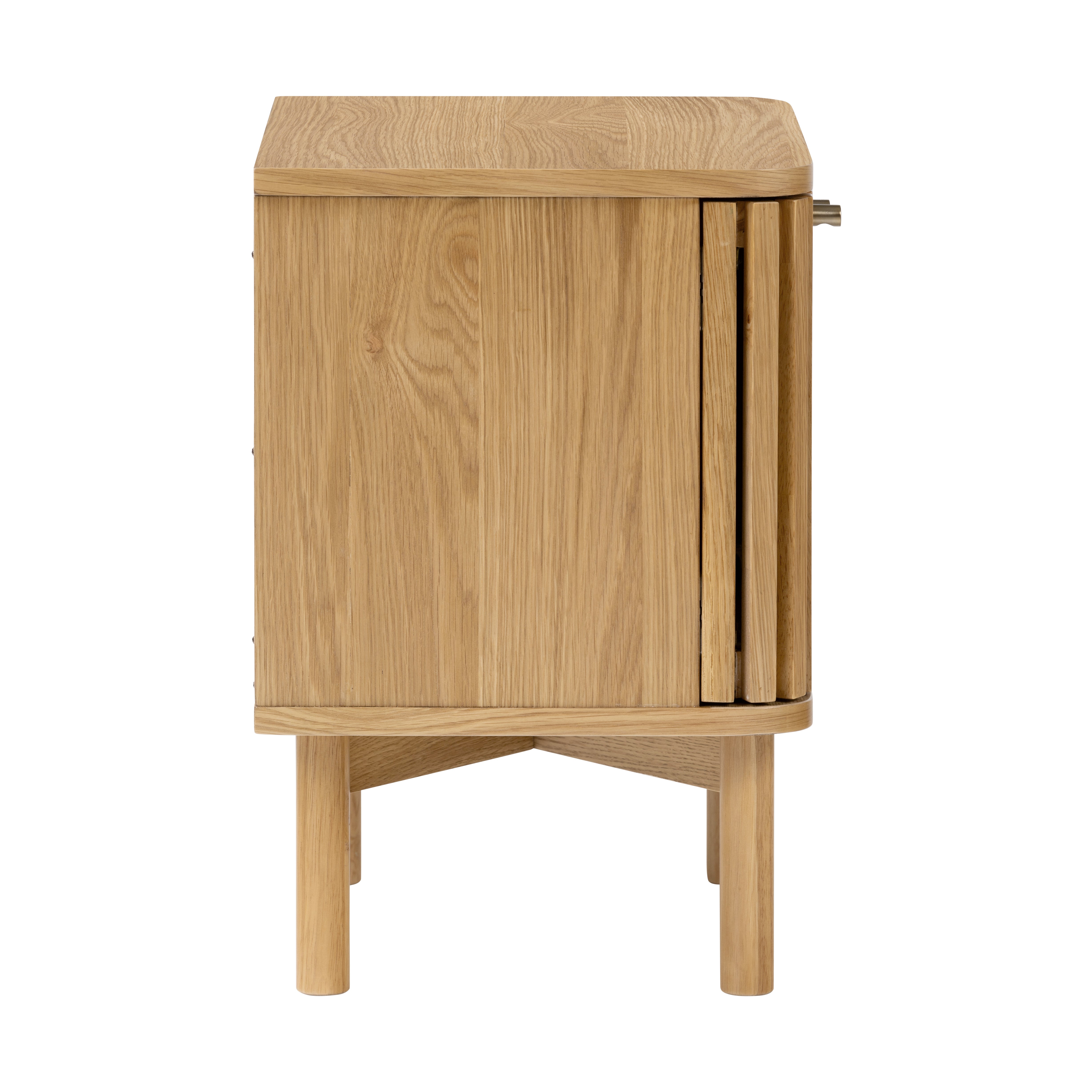 Soho Oak Round bedside/sidetable