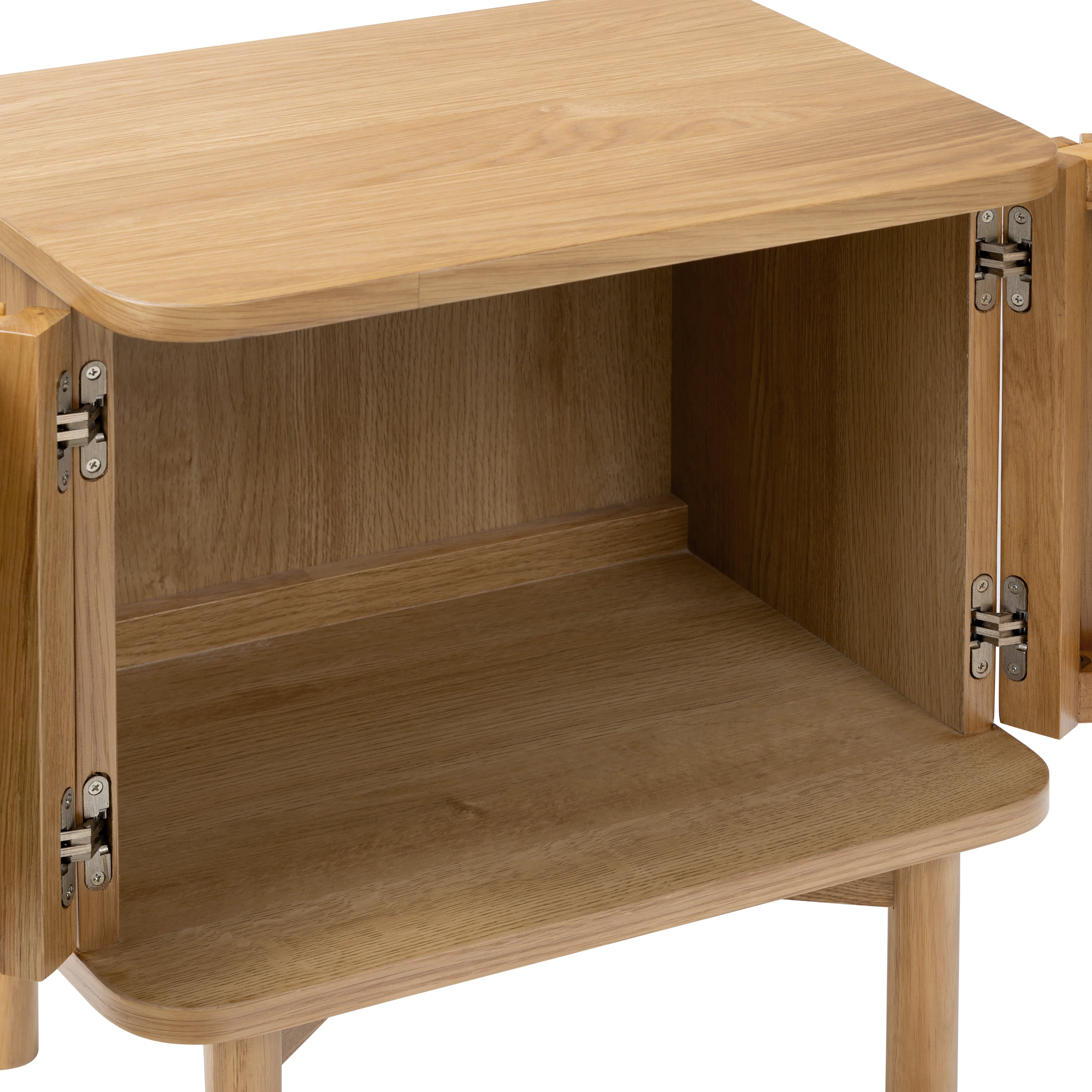 Soho Oak Round bedside/sidetable