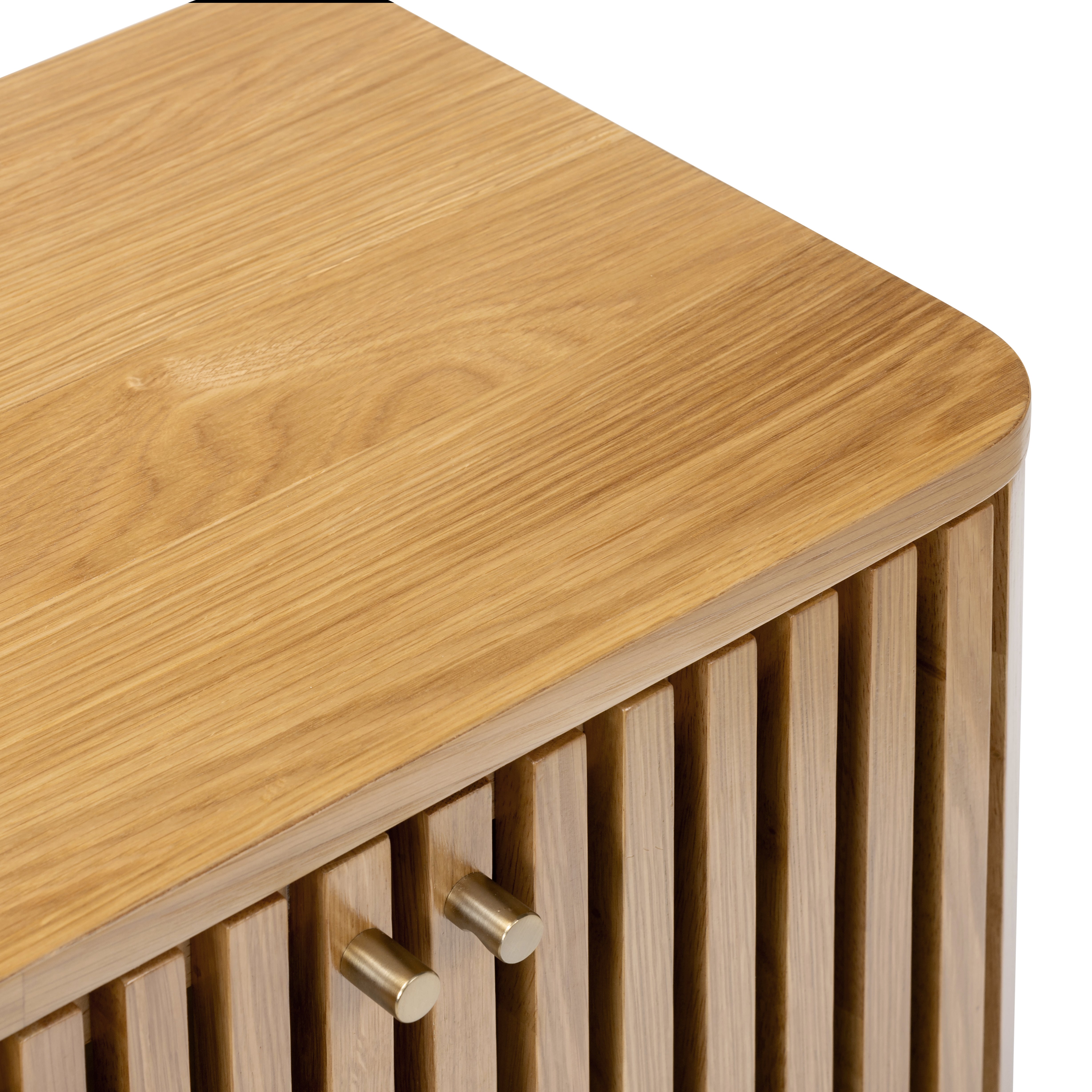 Soho Oak Round bedside/sidetable