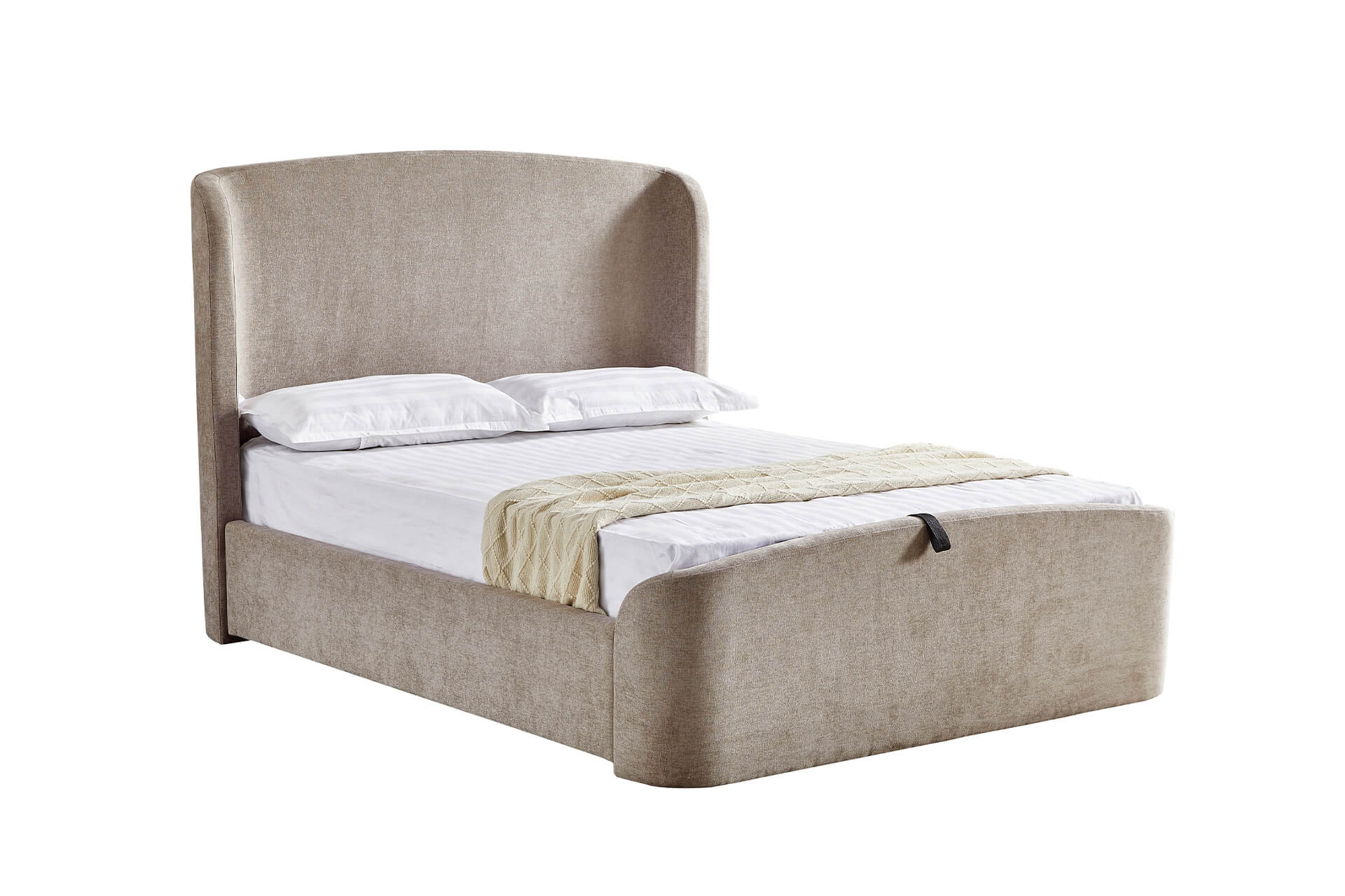 Blaire 6' Ottoman Bed Cream