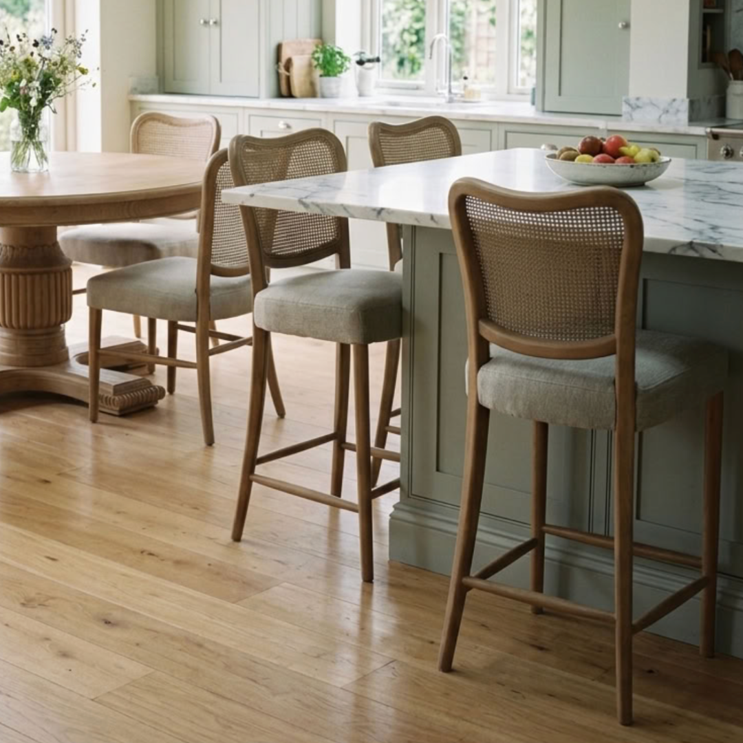 Bonnie Smoked Oak Barstool
