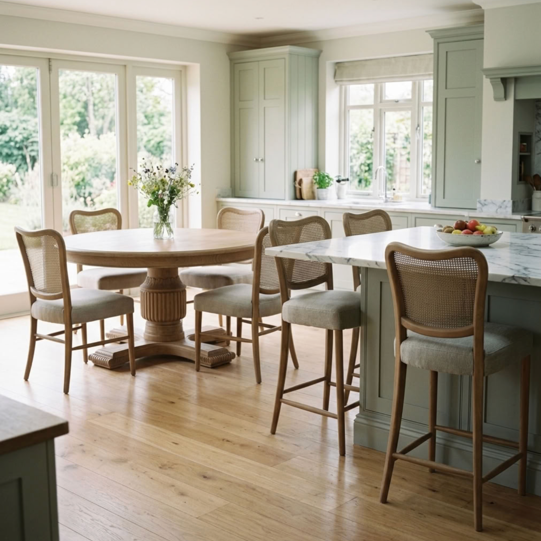 Bonnie Smoked Oak Barstool