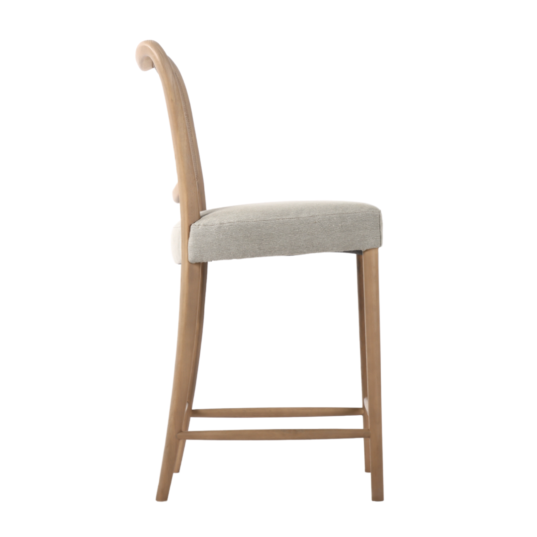 Bonnie Smoked Oak Barstool