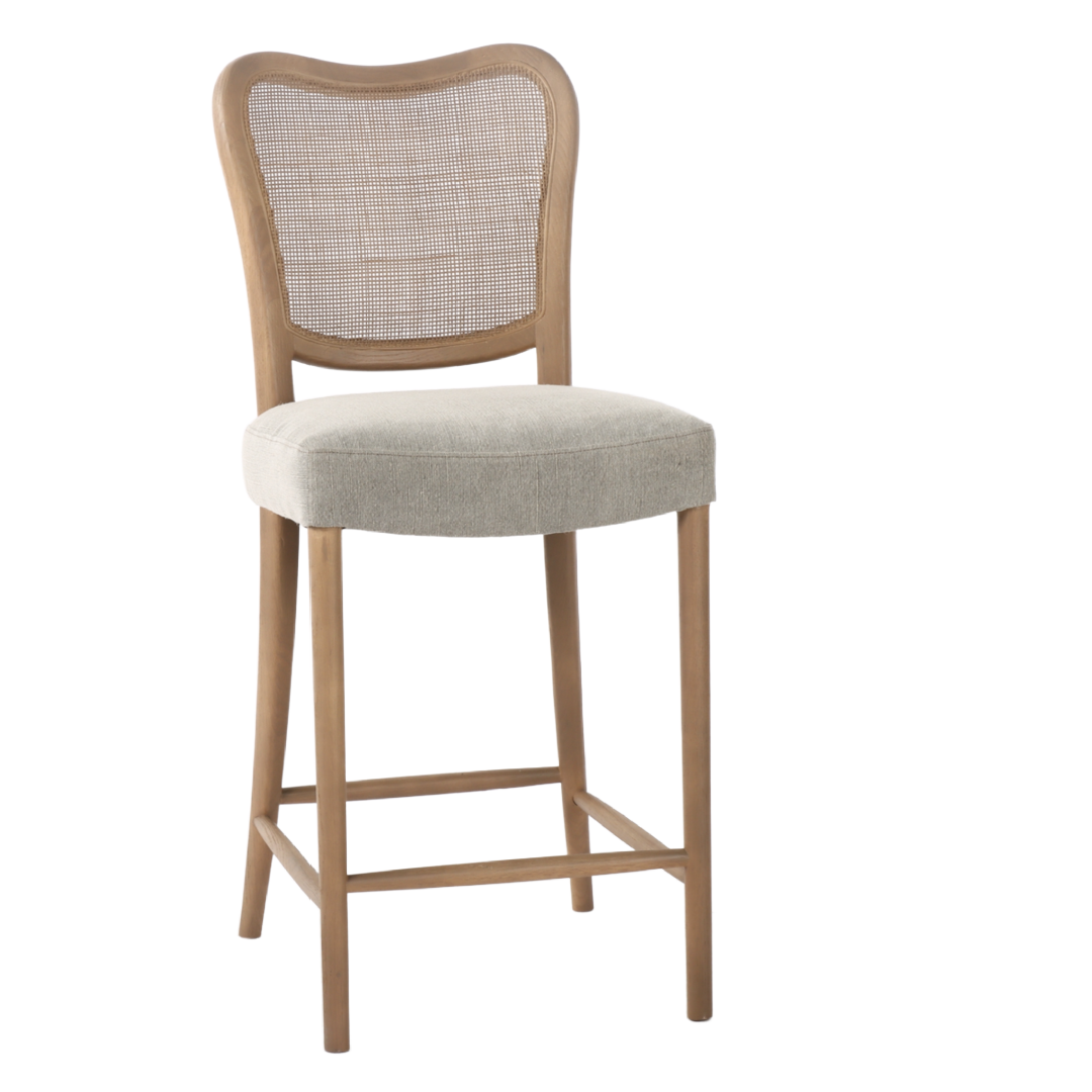 Bonnie Smoked Oak Barstool