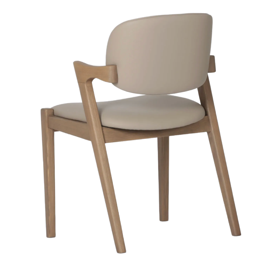 Mila Beige PU Dining Chair !New!