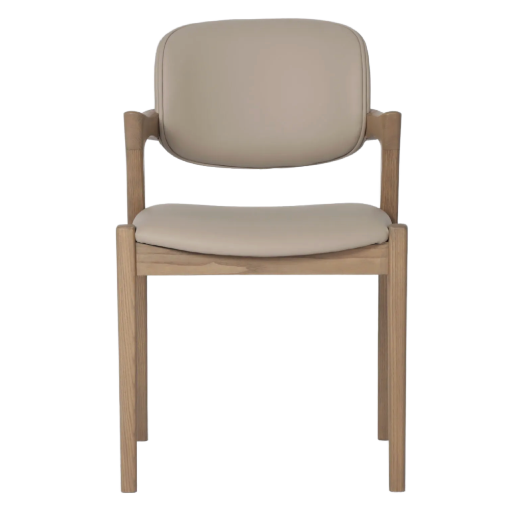 Mila Beige PU Dining Chair !New!
