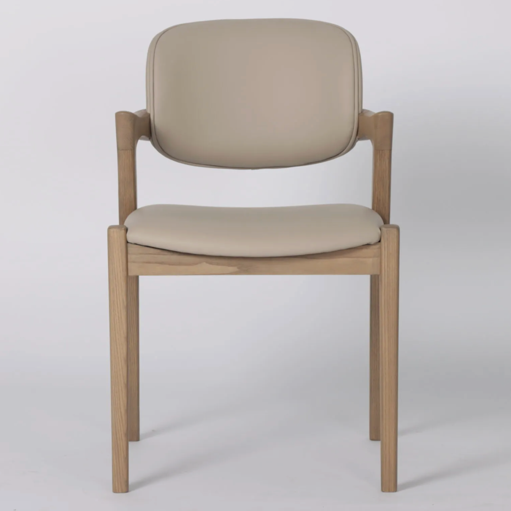 Mila Beige PU Dining Chair !New!