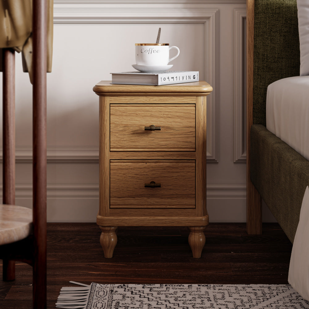 Verona 2 drawer Narrow Bedside
