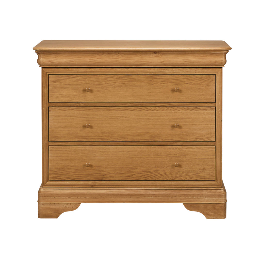 W+G BORDEAUX - 3 DRAWER CHEST OAK