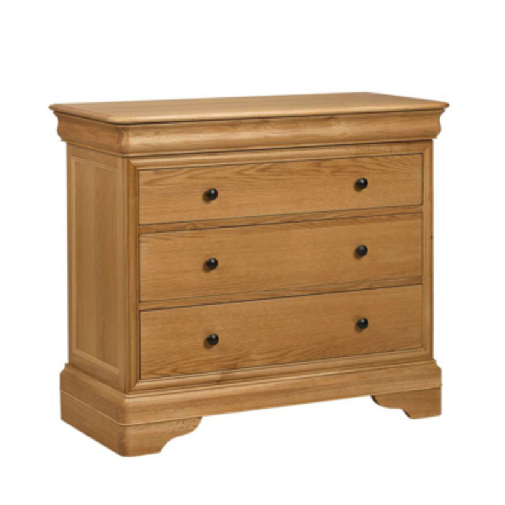W+G BORDEAUX - 3 DRAWER CHEST OAK