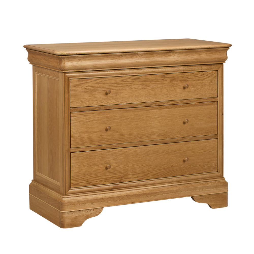 W+G BORDEAUX - 3 DRAWER CHEST OAK