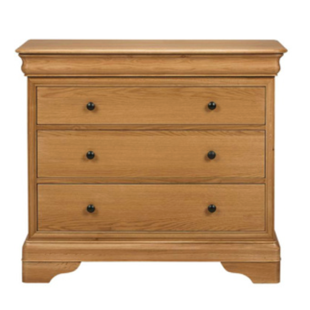 W+G BORDEAUX - 3 DRAWER CHEST OAK
