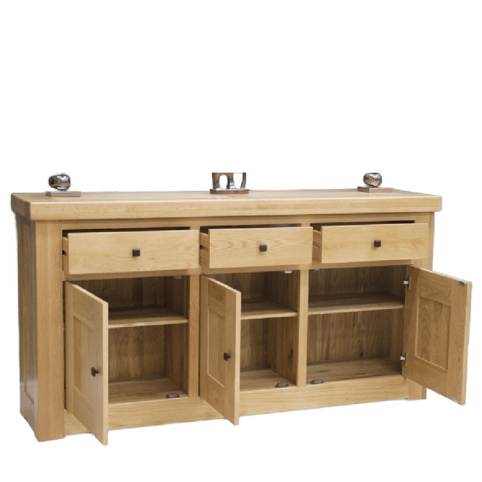 Chester Oak 3 Door 3 Drawer Sideboard