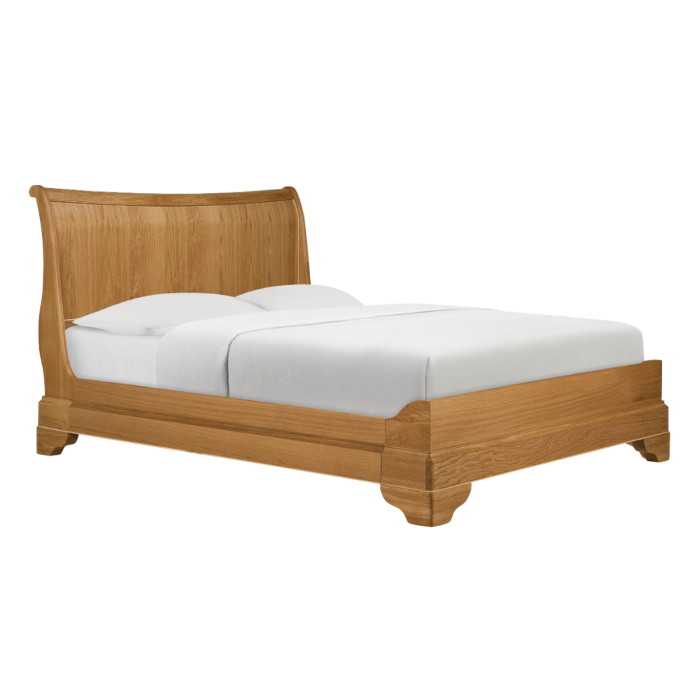 W+G BORDEAUX - SUPER KINGSIZE 180CM BED OAK