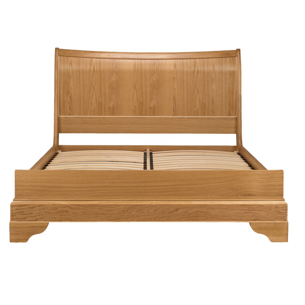 W+G BORDEAUX - KINGSIZE 150CM BED OAK