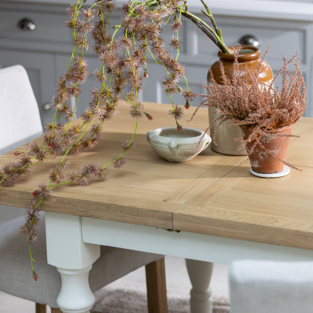 Burford 130CM-180CM EXTENDING DINING TABLE