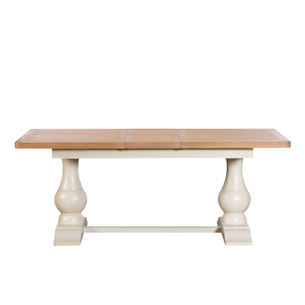 Burford 160CM-200CM PEDESTAL EXTENDING DINING TABLE