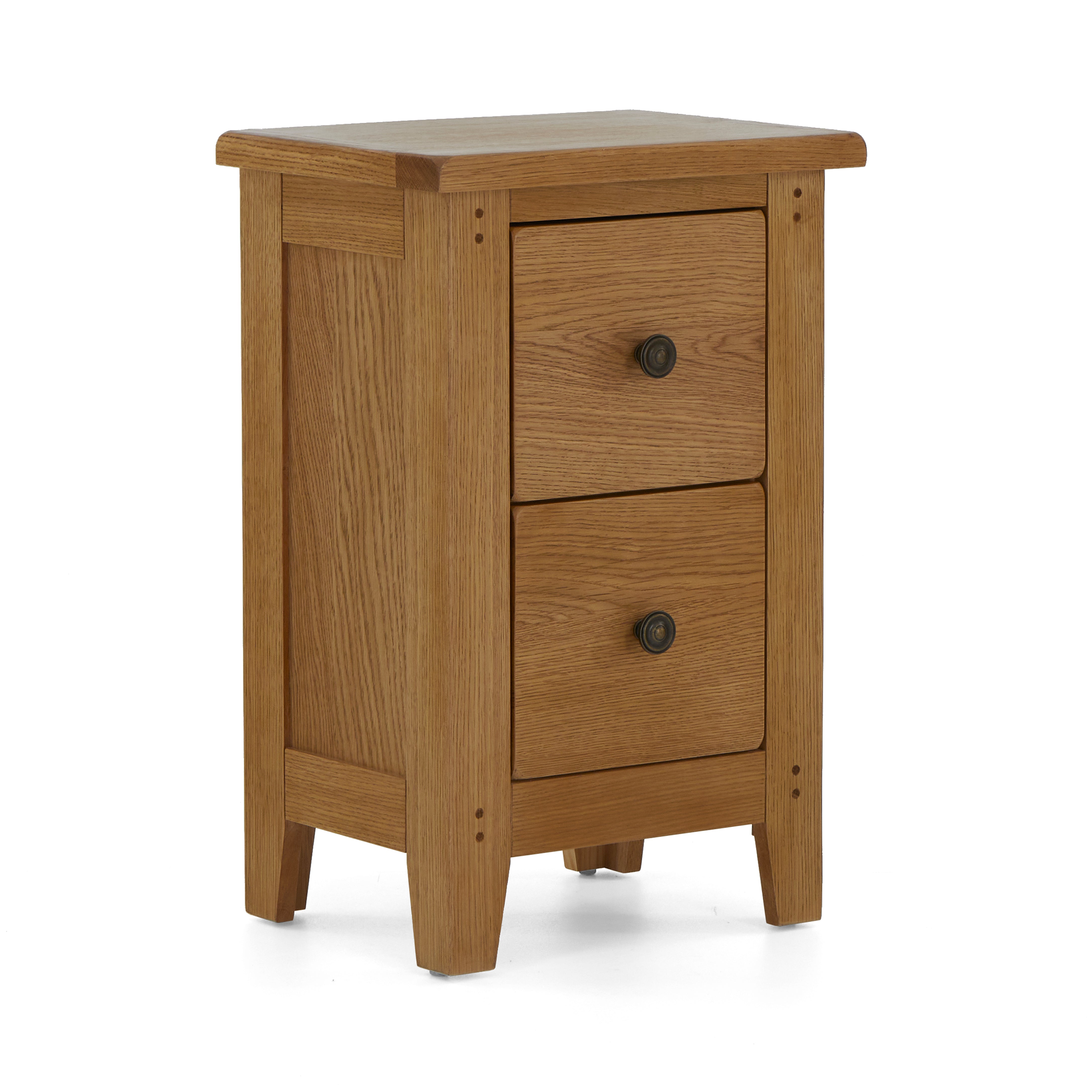 Burford Oak Narrow Bedside