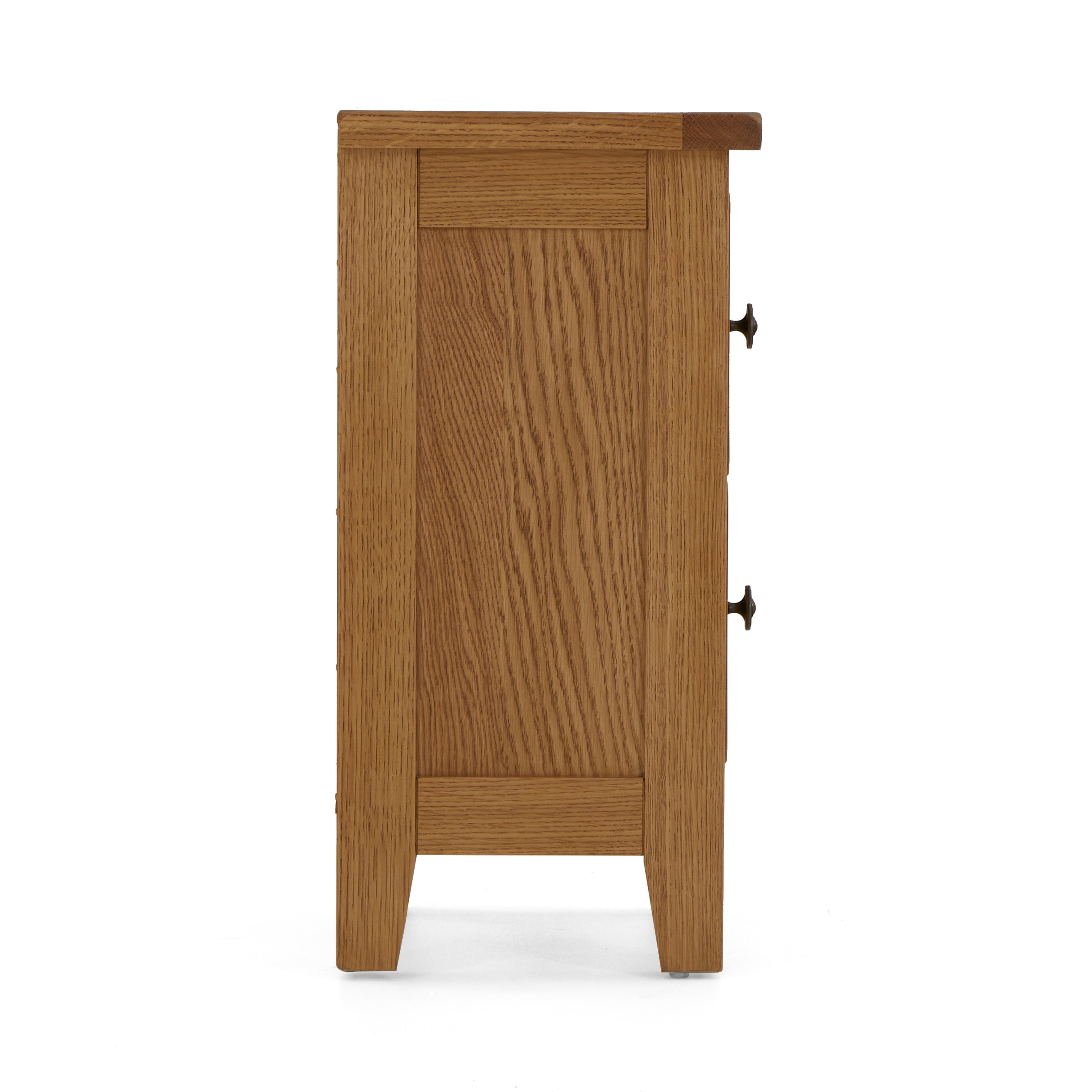 Burford Oak Narrow Bedside