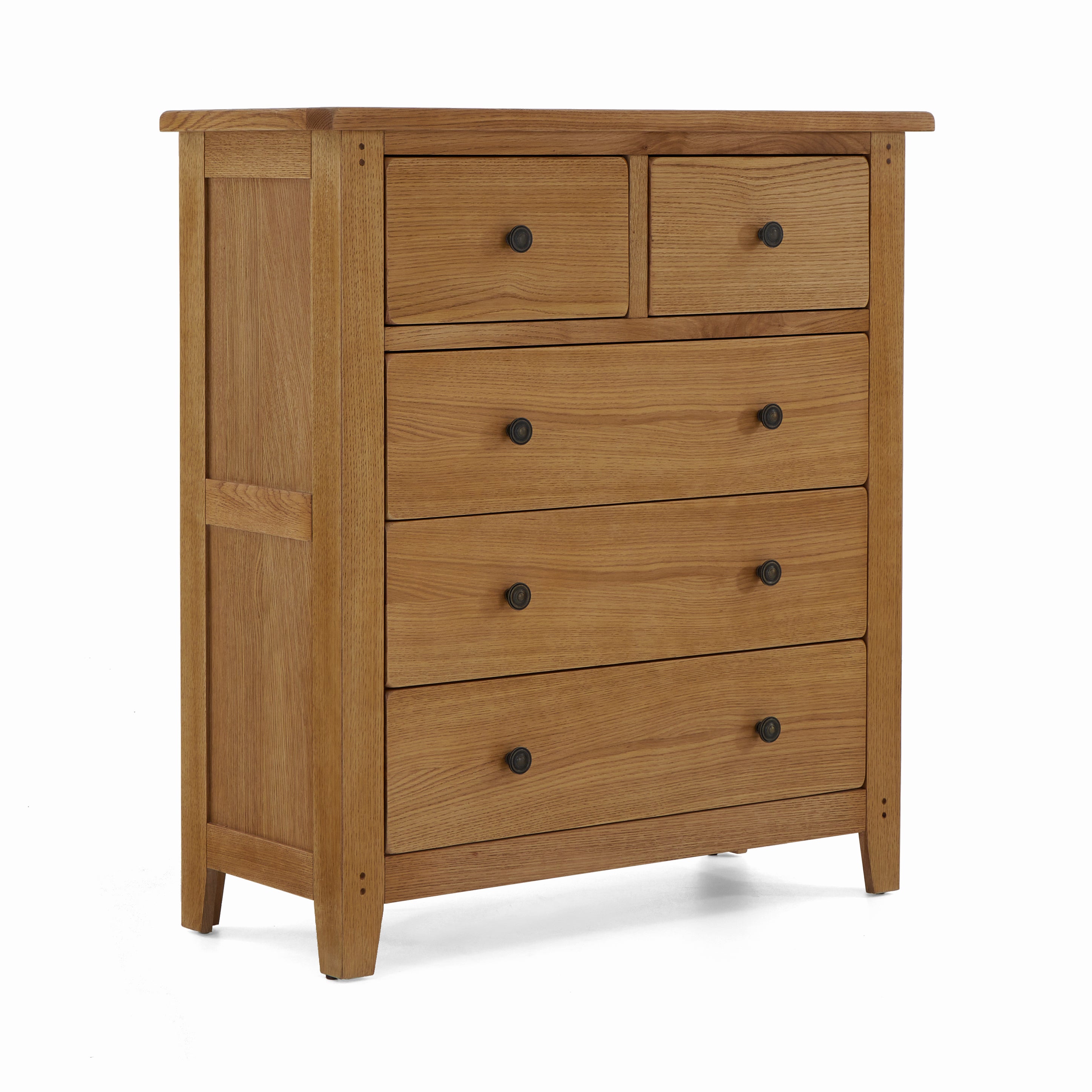 Burford Oak 2/3 Chest of Drawers