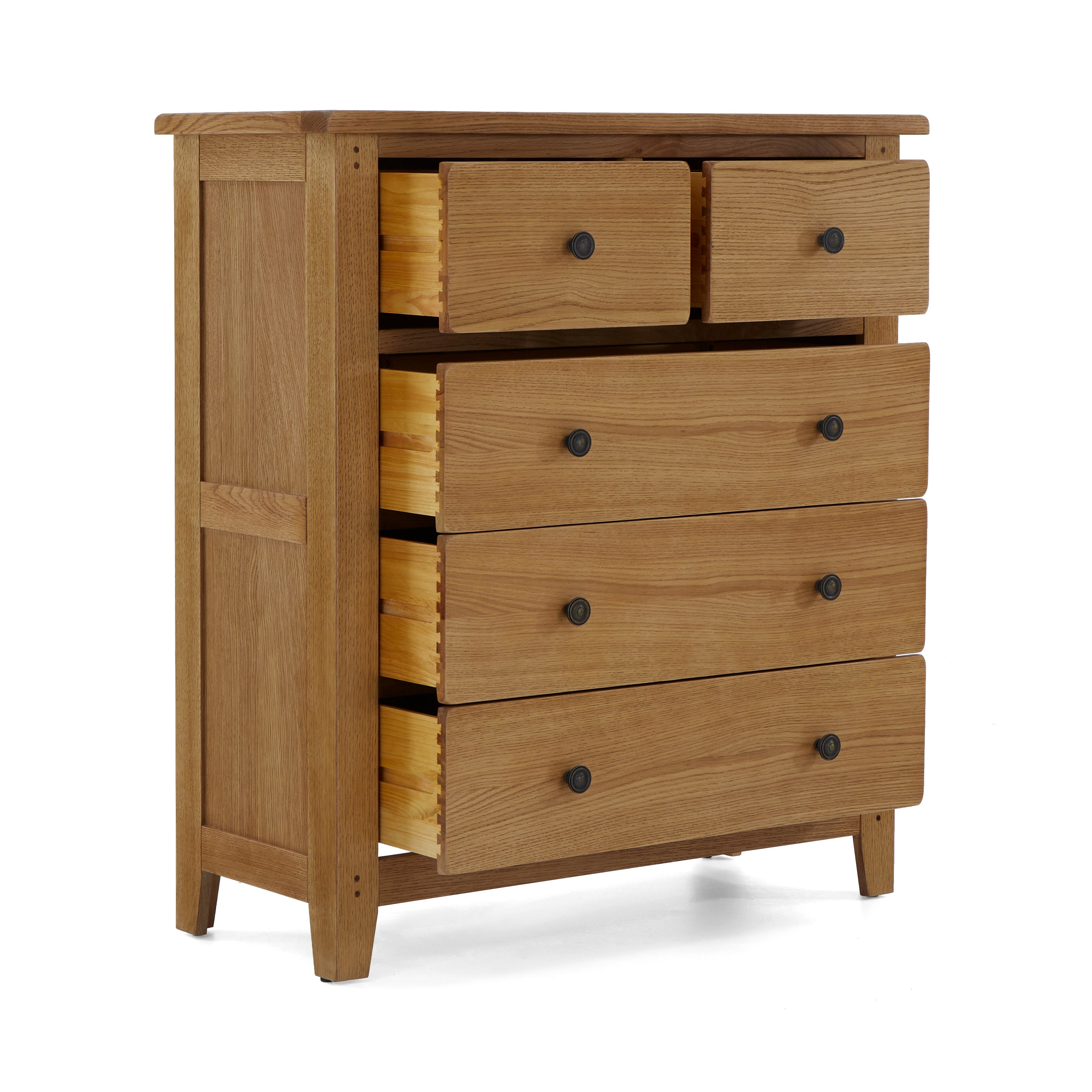 Burford Oak 2/3 Chest of Drawers