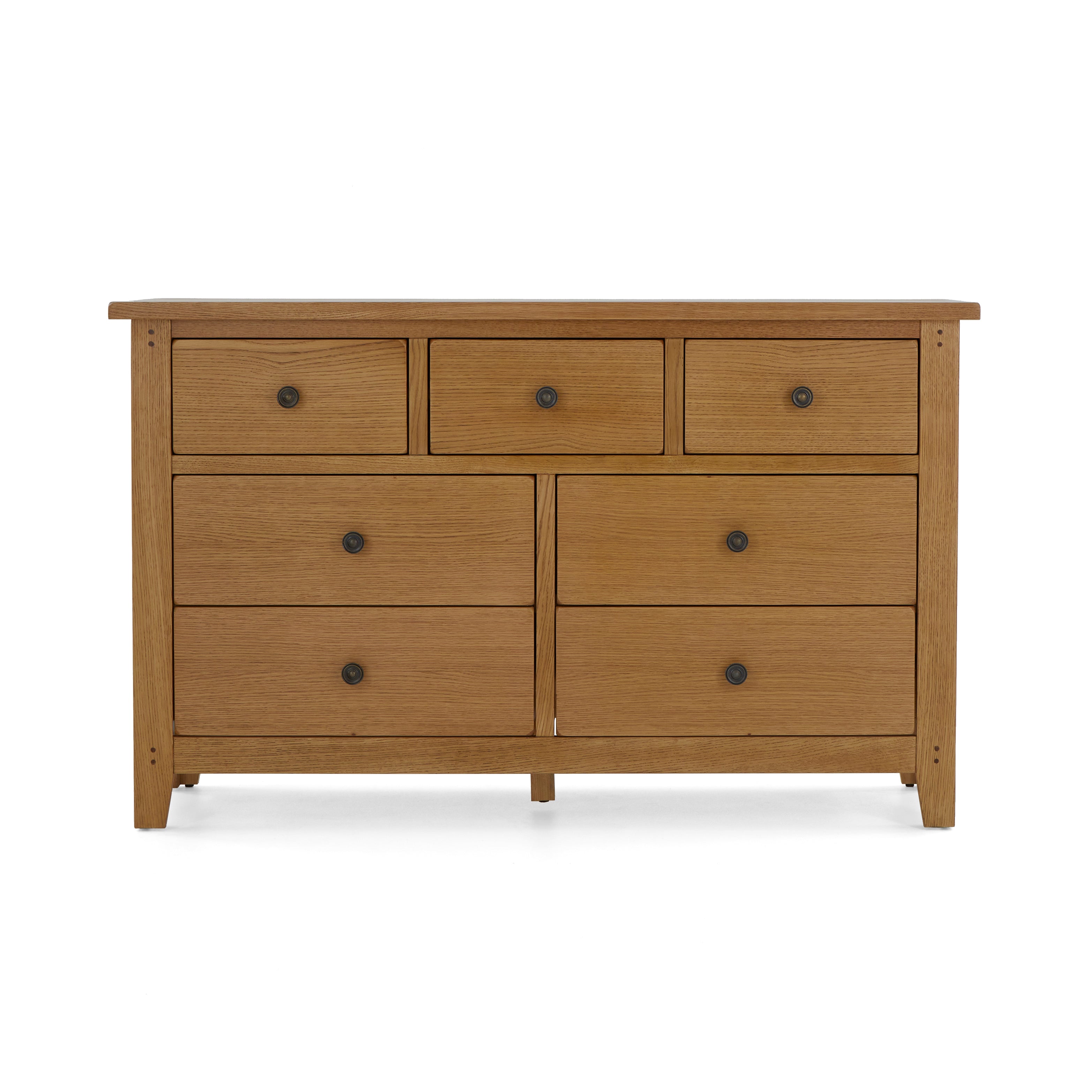 Burford Oak 3/4 wide chest