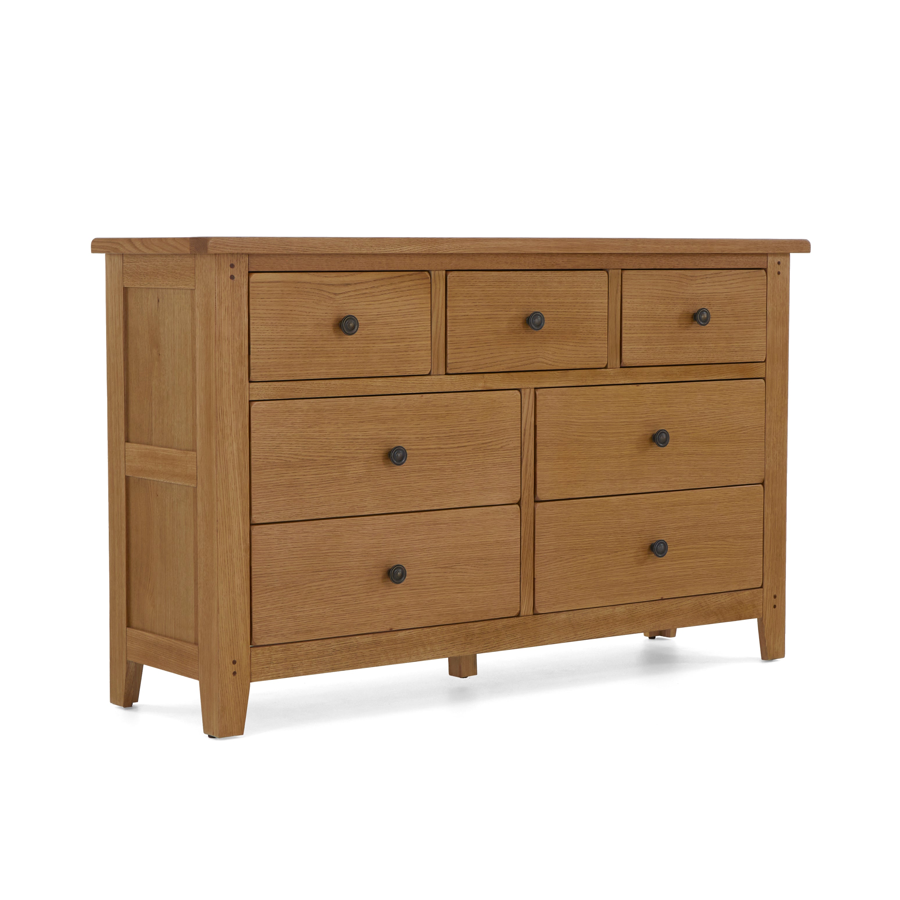 Burford Oak 3/4 wide chest