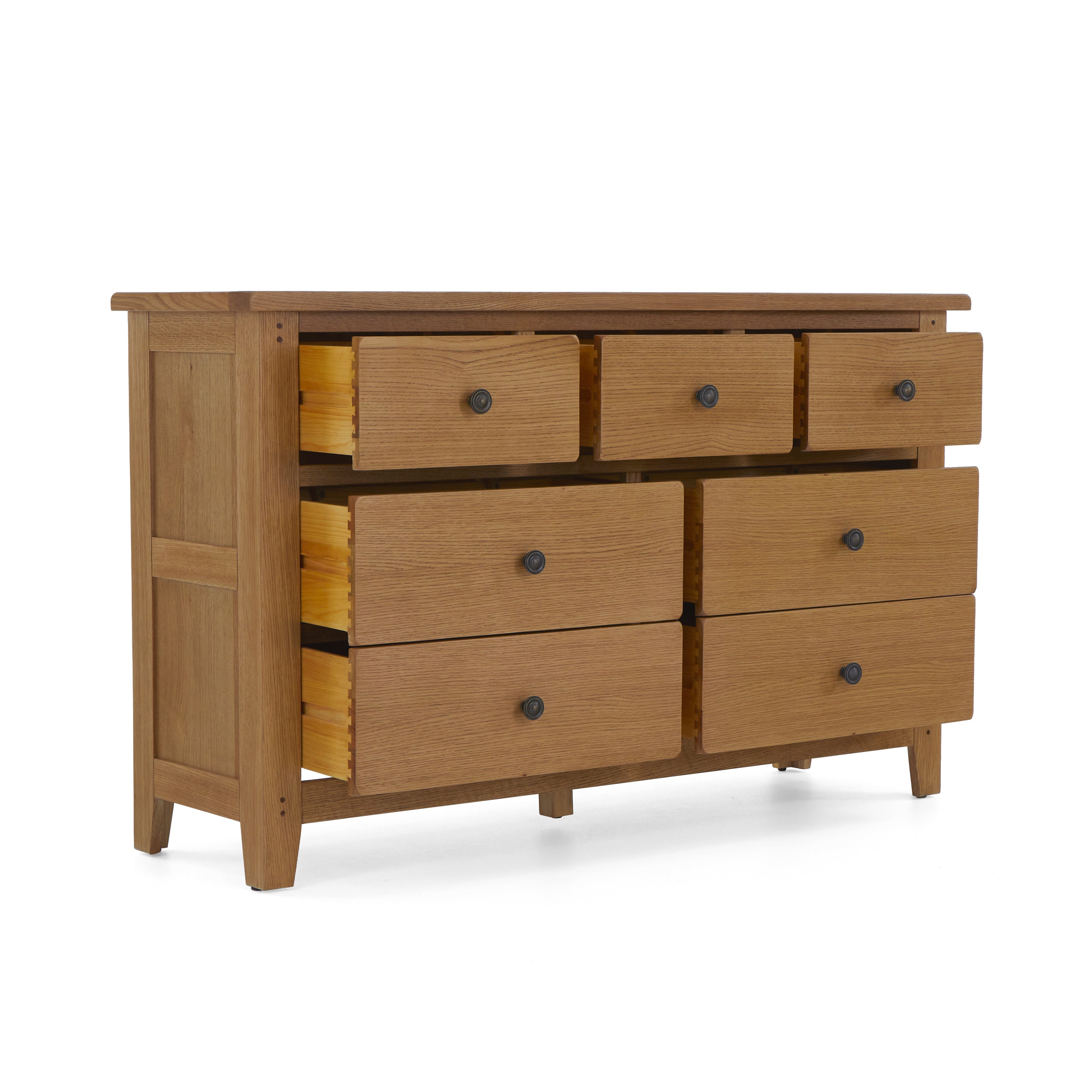 Burford Oak 3/4 wide chest