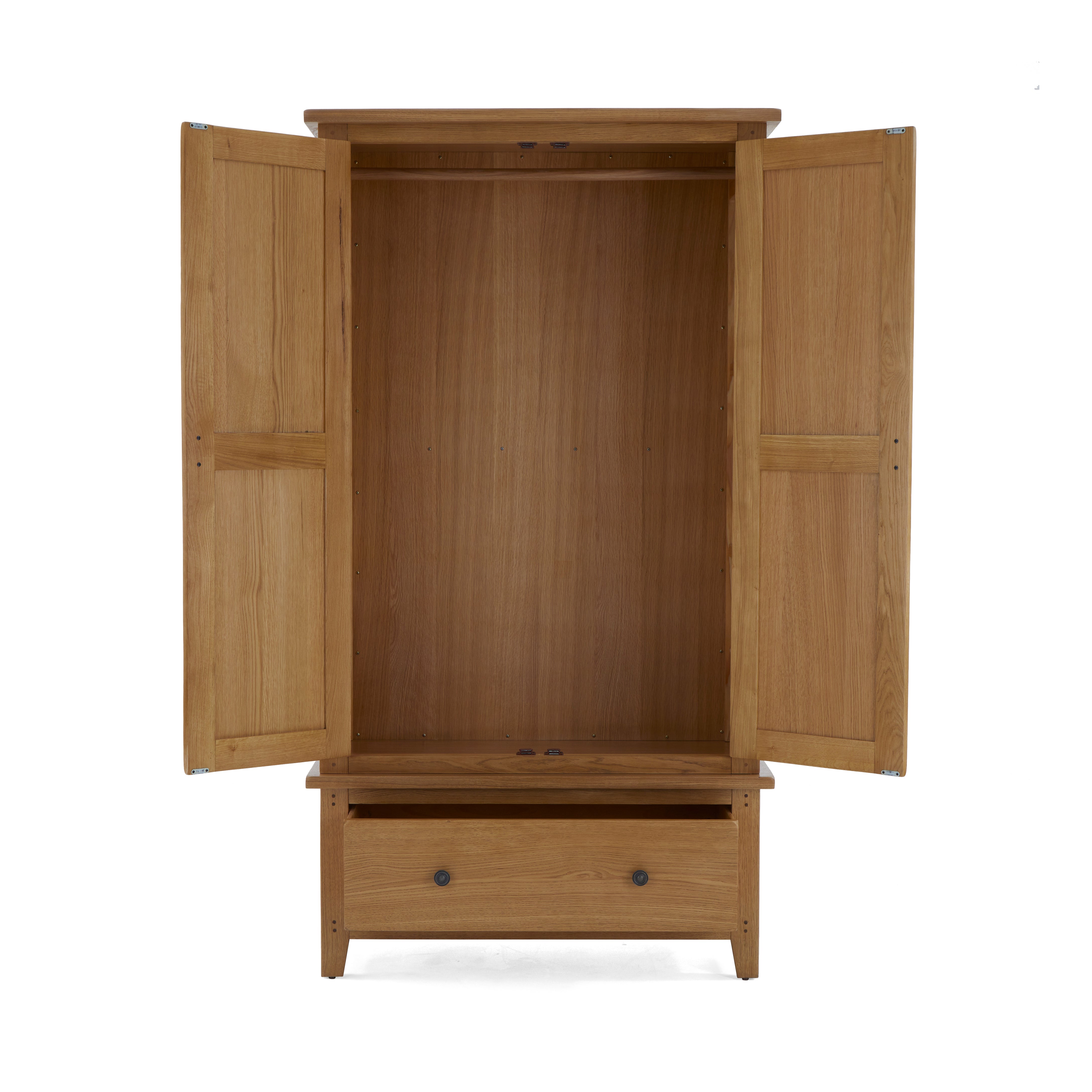 Burford oak 1 drawer Wardrobe