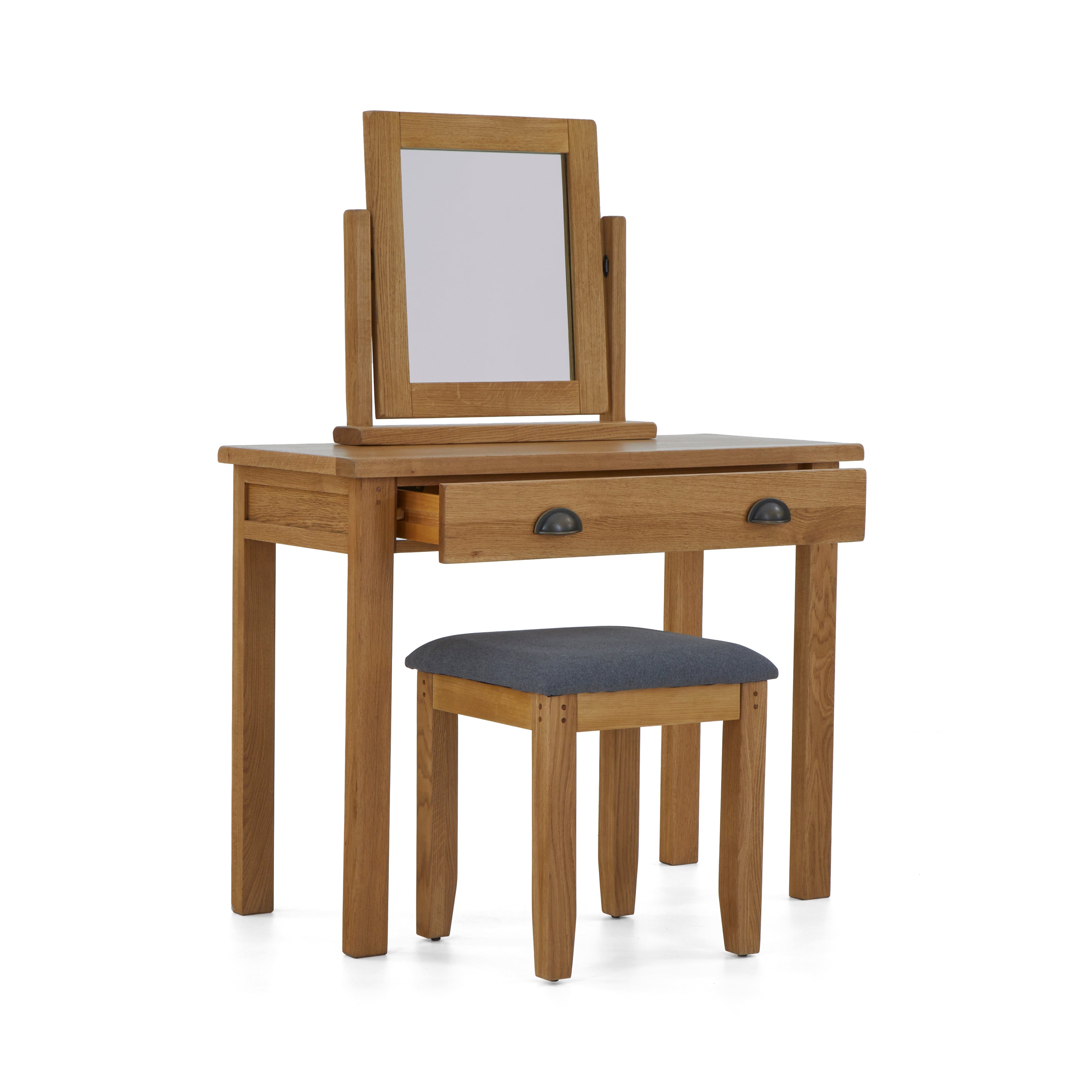 burford oak Dressing table set