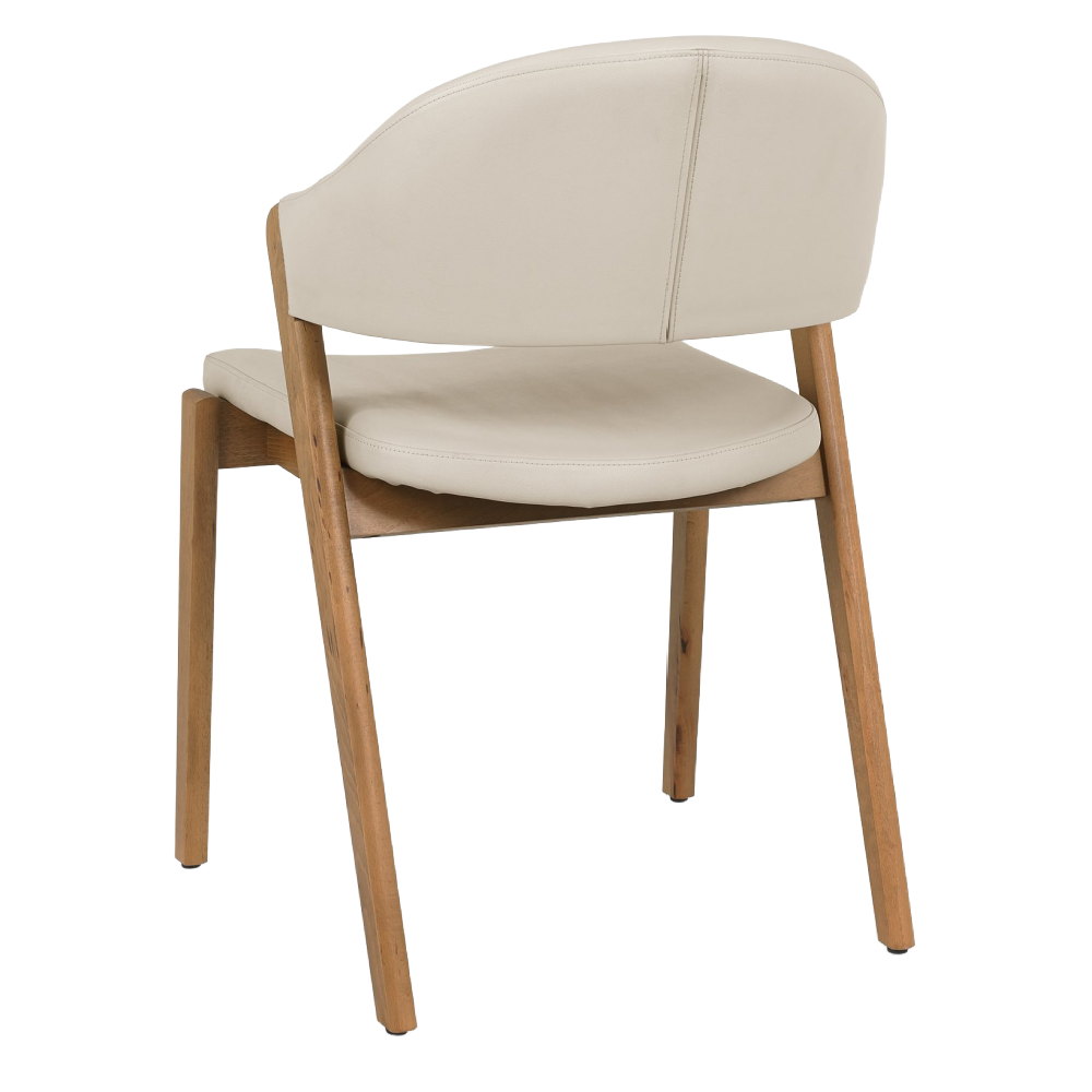 Camden Upholstered Dining chair Wethered oak