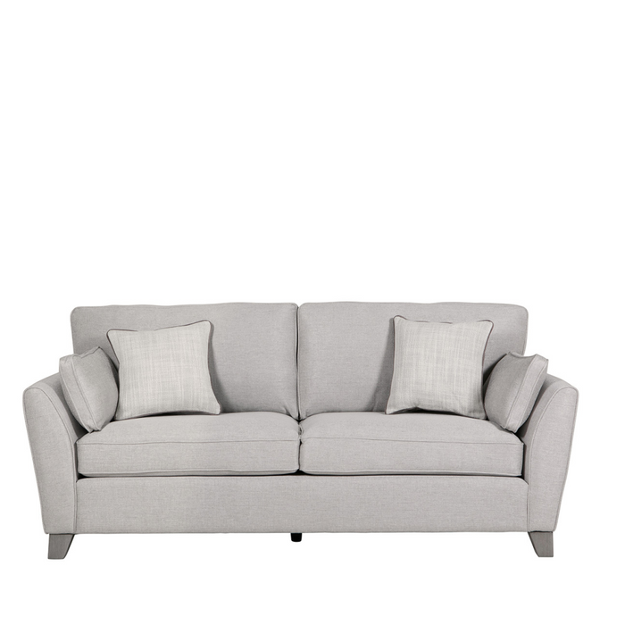 Cantrell 3 Seater Sofa Silver