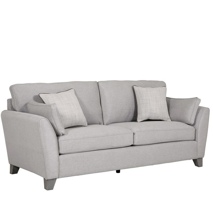 Cantrell 3 Seater Sofa Silver