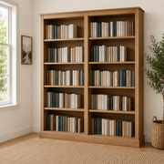 Westbury Pine made to order bookcase double section